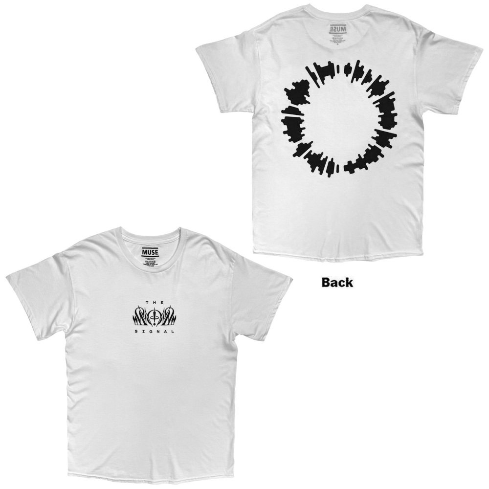 Muse - The Wow Signal Mens Tshirt - White